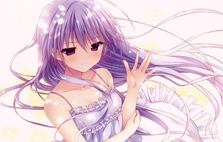 Аниме натюрморт в серых тонах Юмико