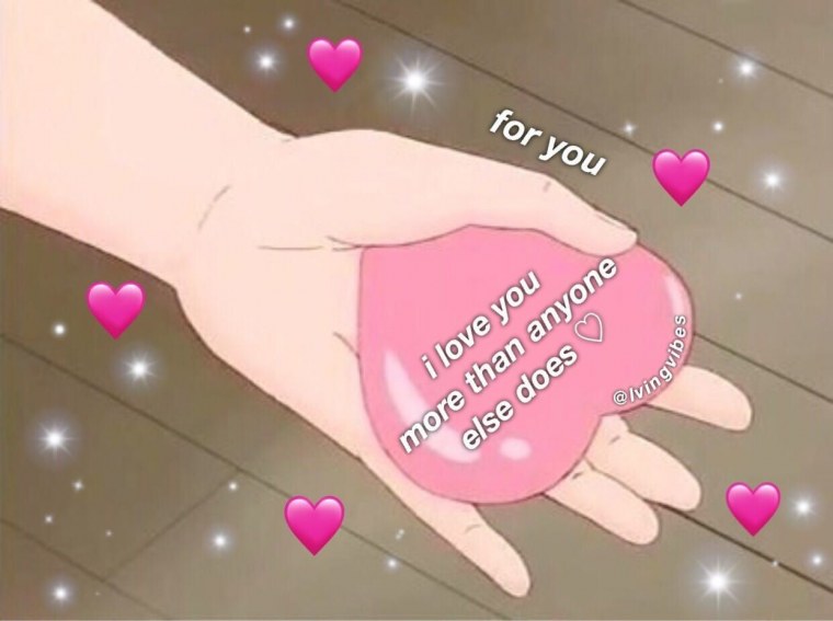 Аниме сердце пальцами