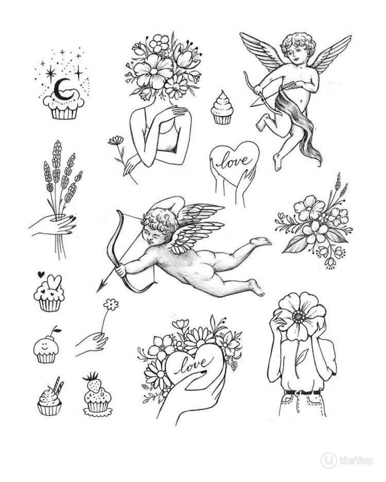 Тату эскизы небольшие