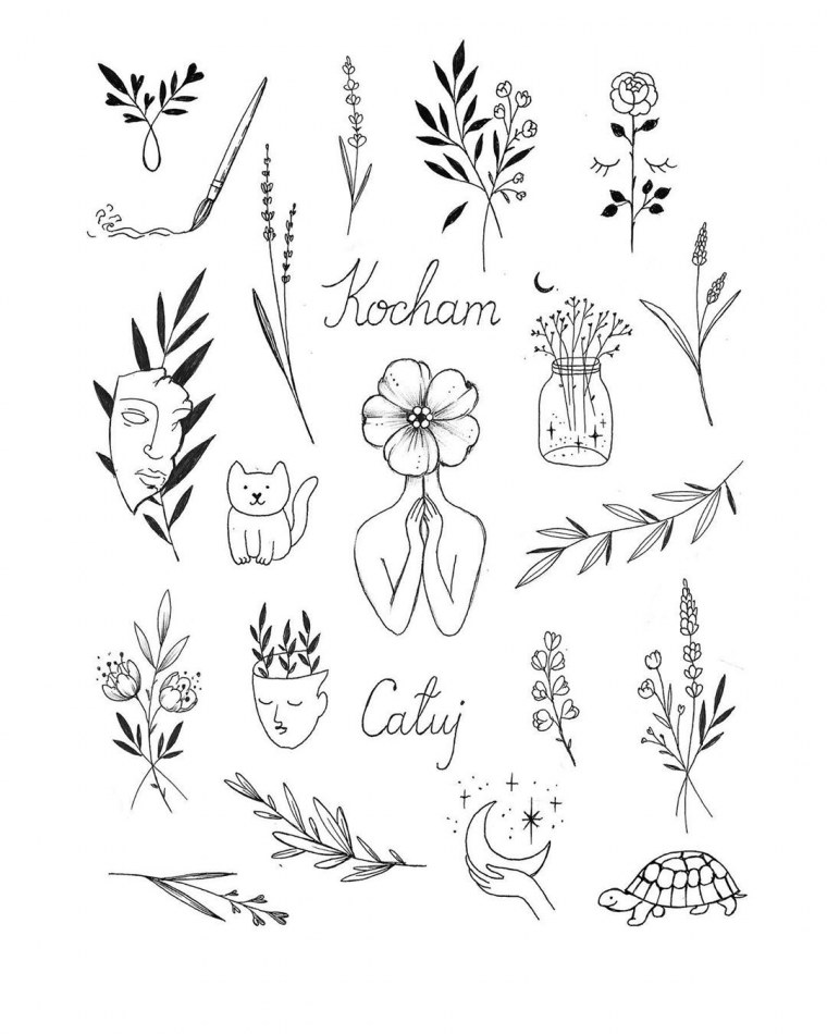 Минималистичные рисунки