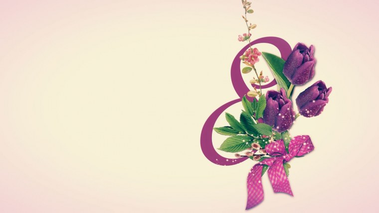 Открытка на 8 марта