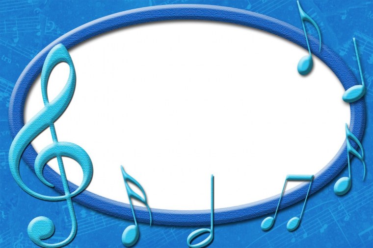 Рамка нотки для текста