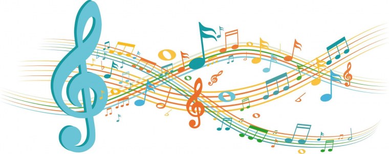 Нотки на прозрачном фоне