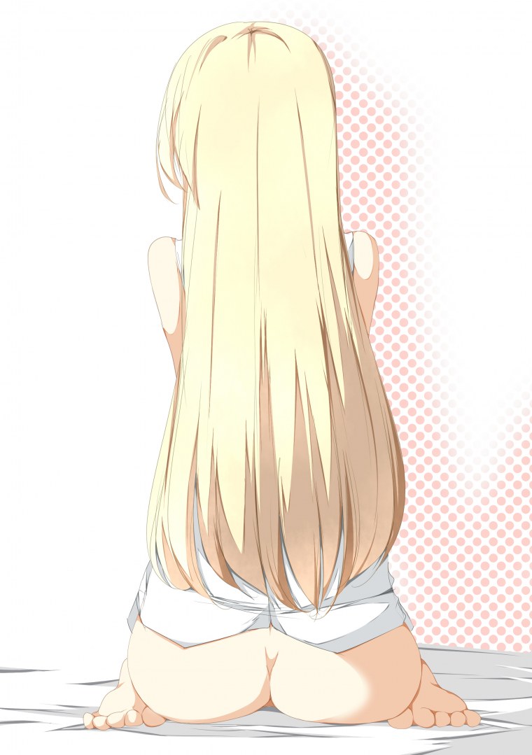 Аниме волосы сзади