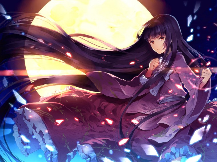 Развивающиеся волосы аниме