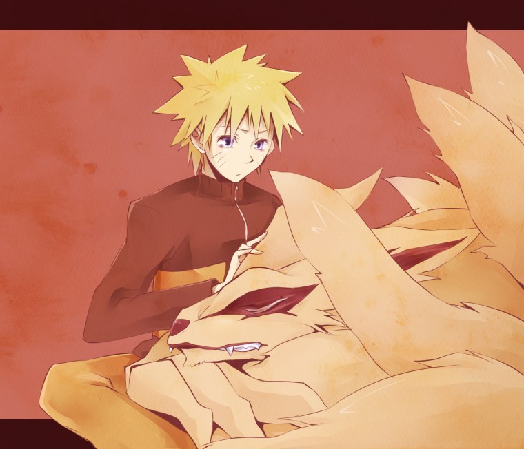 Наруто и курама