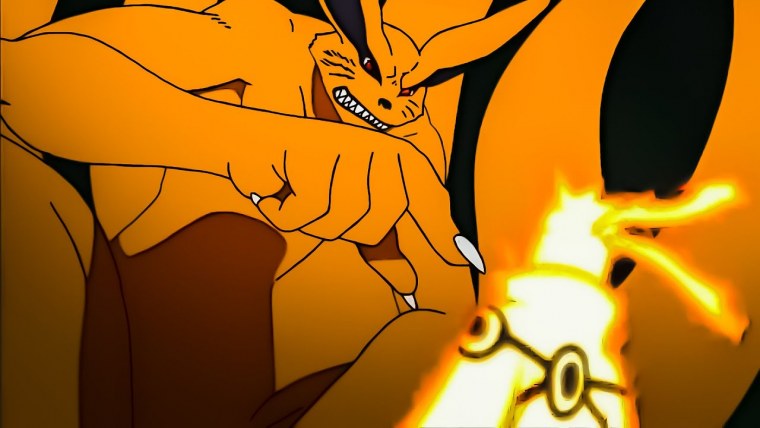 Курама Минато и курама Наруто