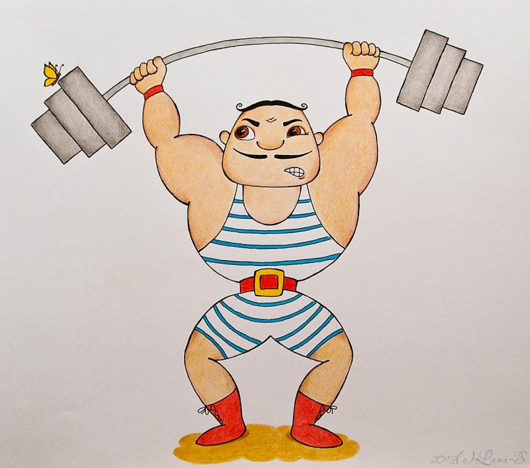 Мальчик со штангой