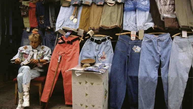 Джинса в 90е в России