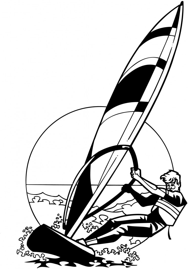 Надпись виндсерфинг