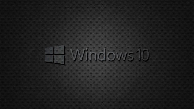 Черный виндовс 10