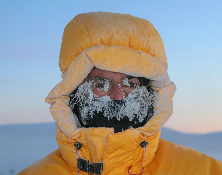 Зимний мужской портрет