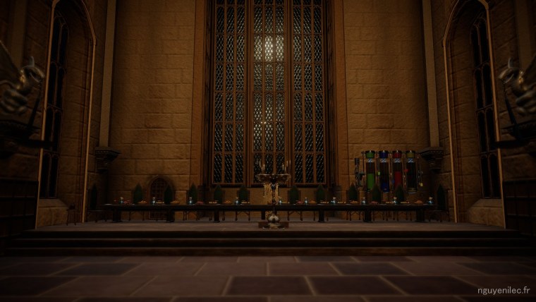 Зал Хогвартса из Гарри Поттера