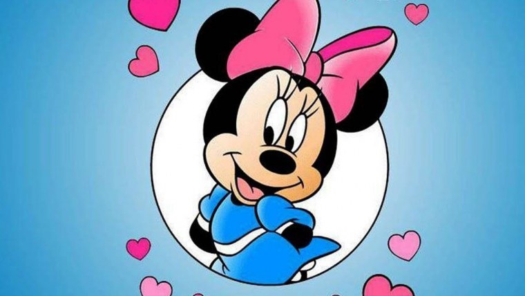 Микки и Минни Маус в мультике