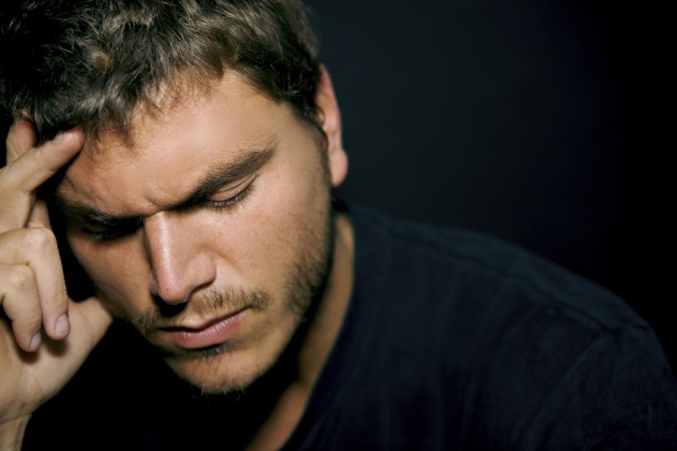 Грустный мужчина