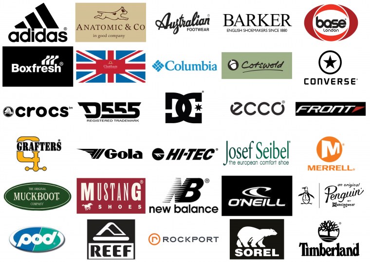 Бренды обуви
