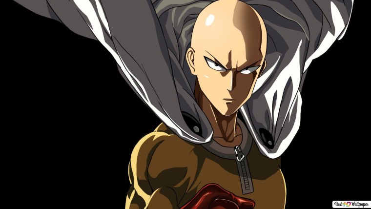 Сайтама с кружкой Ванпанчмен