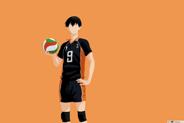 Аниме фон волейбол Кагеяма