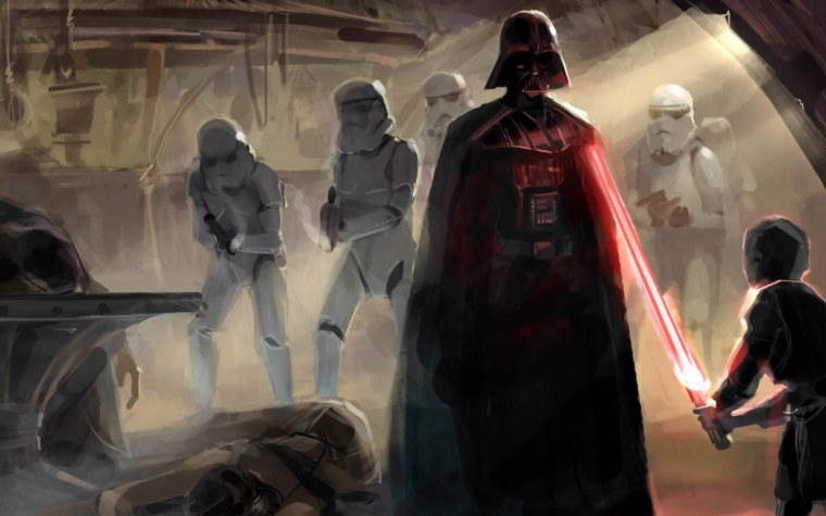 Звёздные войны Дарт Вейдер и штурмовики