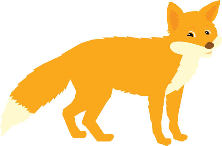 Лиса картинка для детей