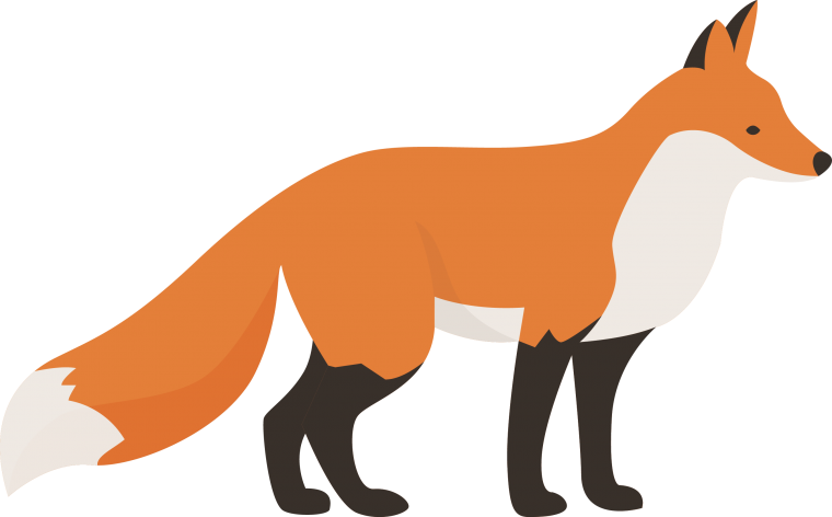 Лиса вектор