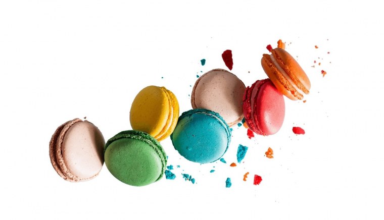 Сладости вид сверху