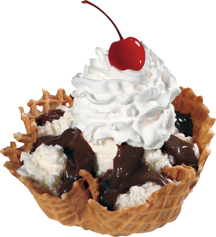 Сладости на белом фоне