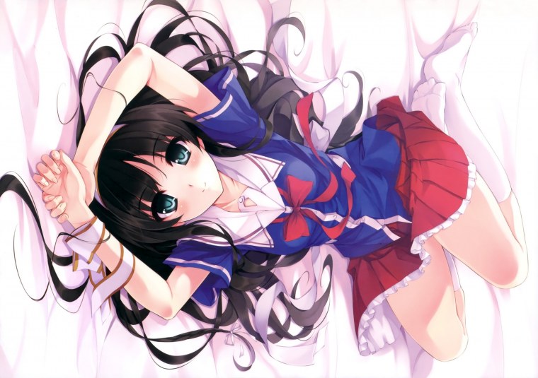 Акияма Мио с хвостиком