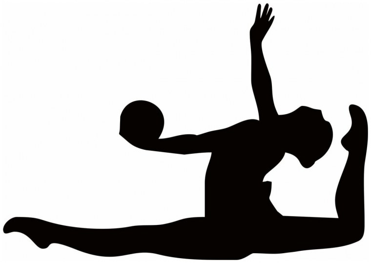 Гимнастка с ленточкой