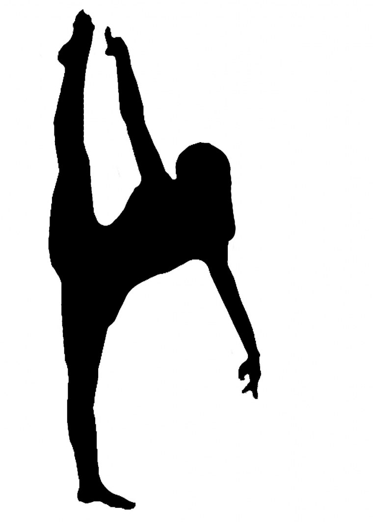 Растяжка силуэт