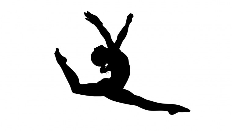 Силуэт гимнастки