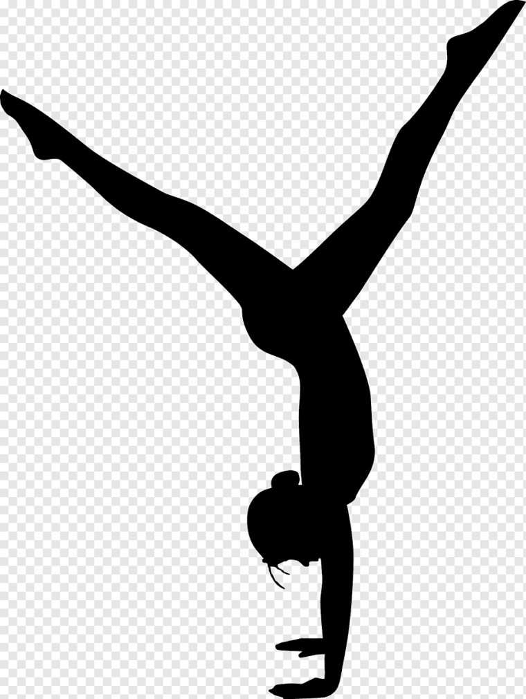 Силуэт гимнастки