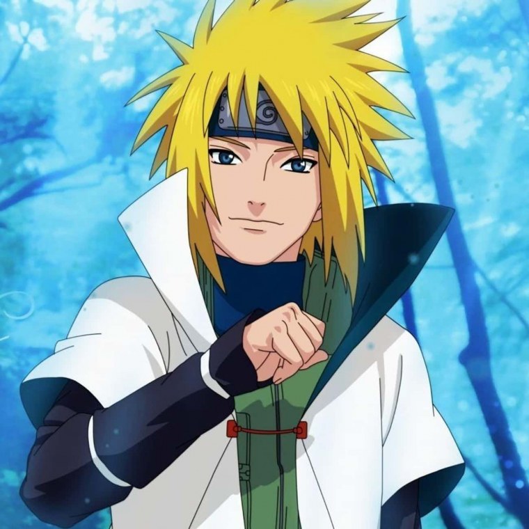 Минато Намикадзе и Наруто