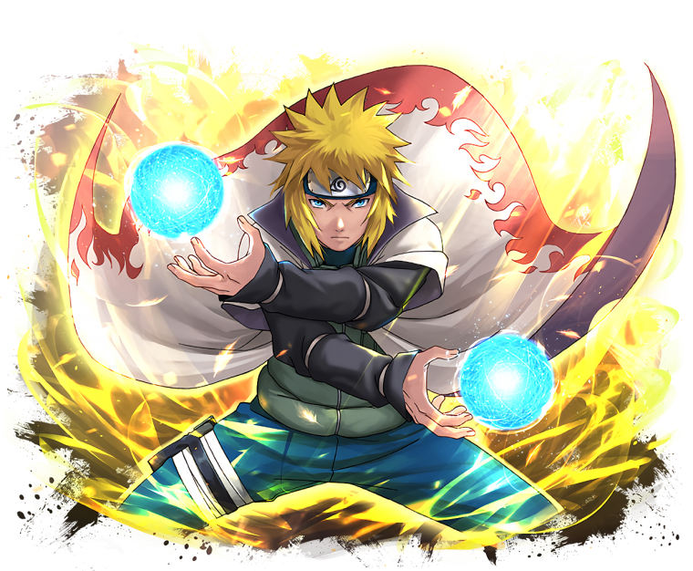 Минато Намикадзе спиной