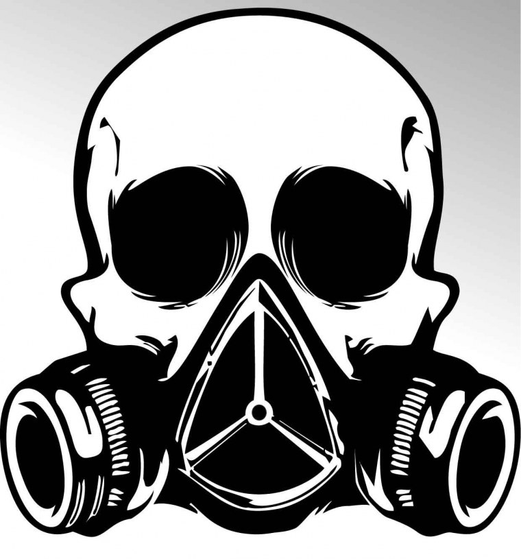 Маска респиратор иллюстрация