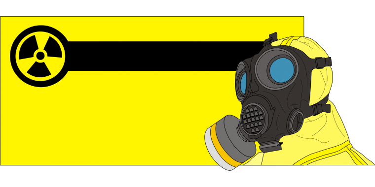 Значок противогаза