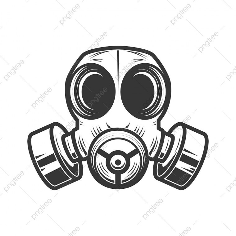 Биохазард с противогазом