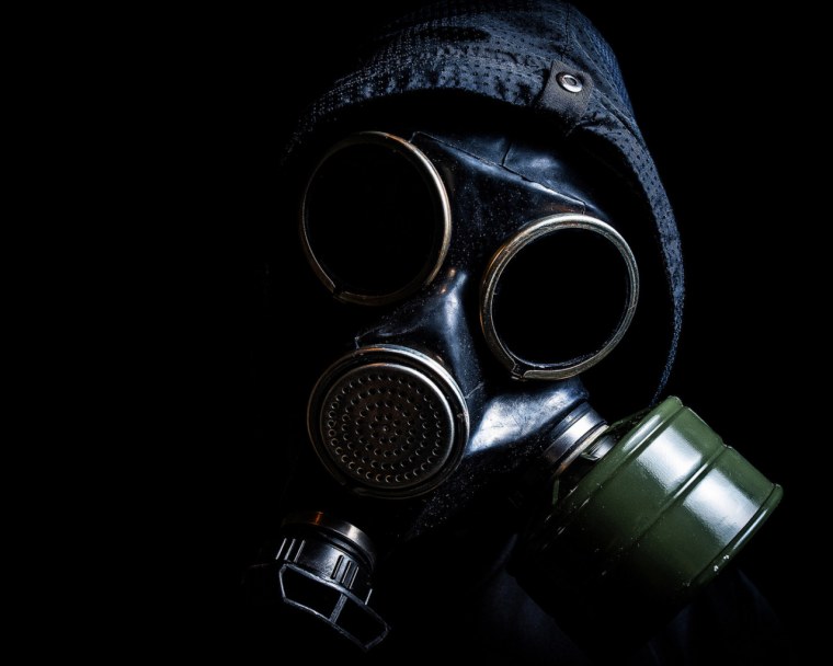 Трафарет противогаз
