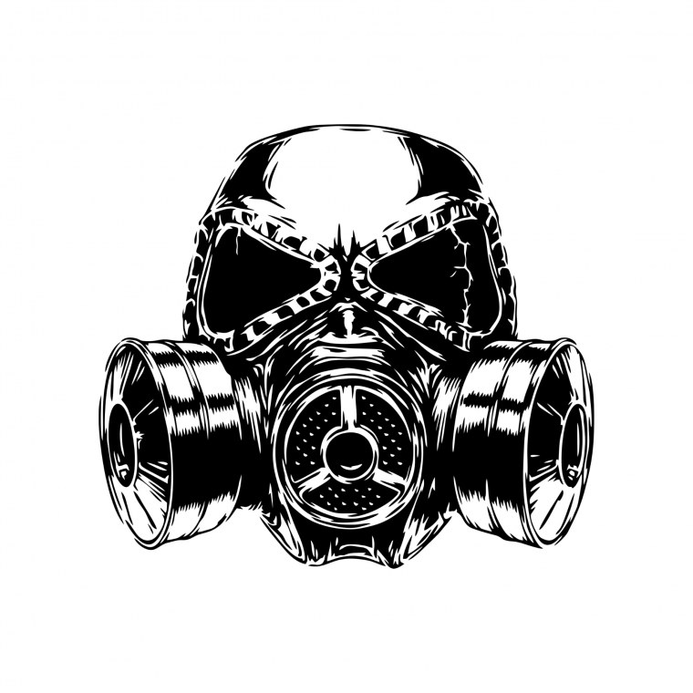 Противогаз силуэт