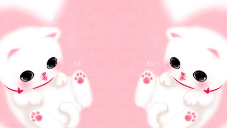 Обои для девочек с котятами