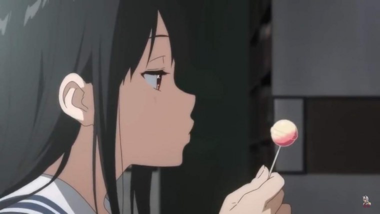 Мицуки Насэ с Чупа чупсом