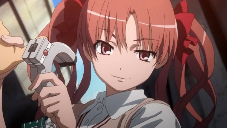 Аниме некий научный Рейлган