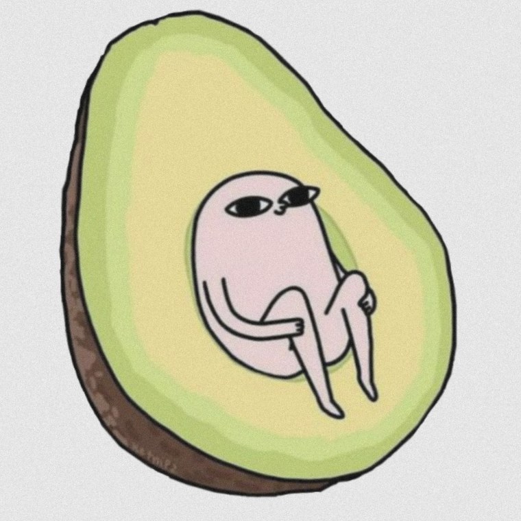 Календарь с авокадо