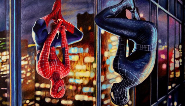 Веном vs человек паук