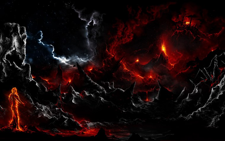 Огонь во тьме