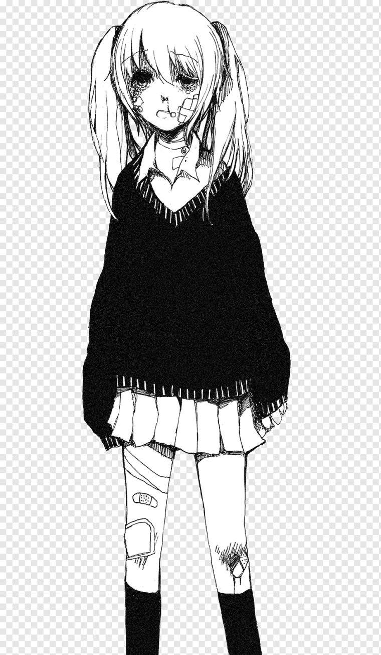 Аниме авы черные