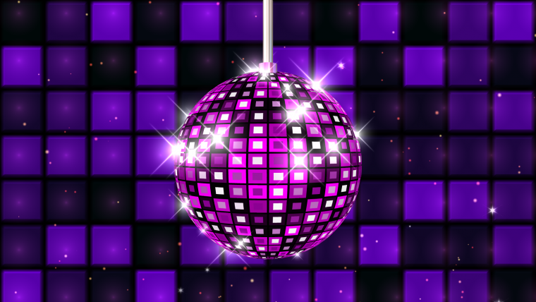 Шар зеркальный 30 см светомузыка