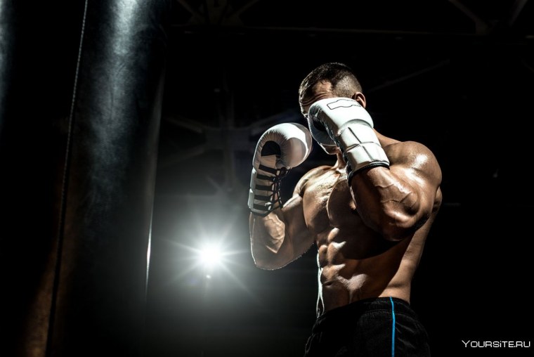 Боксер в капюшоне