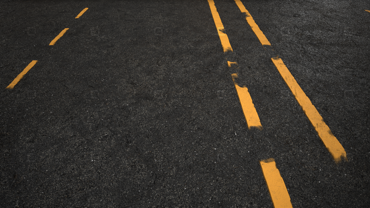 Асфальт с разметкой