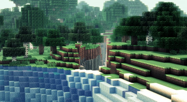 Обои в стиле майнкрафт